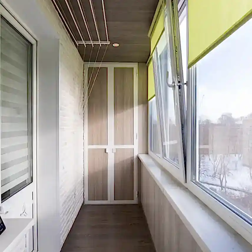 Лоджия с теплым остеклением