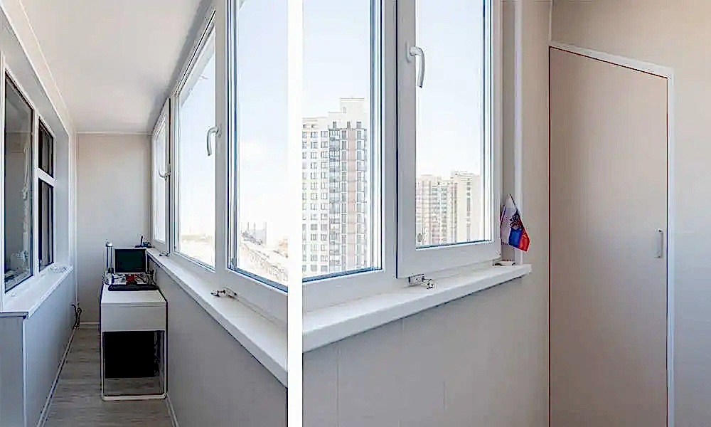 Отделка с утеплением в доме типовой планировки