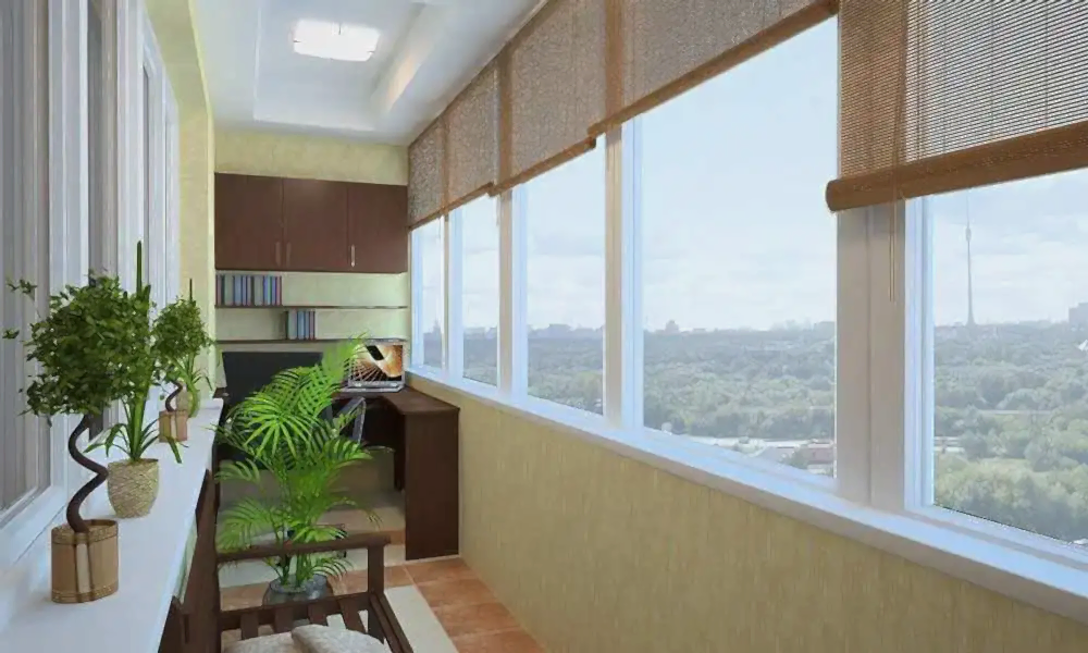 Отделка и теплое остекление лоджии под ключ