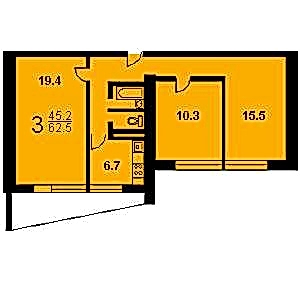3-комнатная квартира II-68-2 Дом II-68-2 планировка трехкомнатной квартиры
