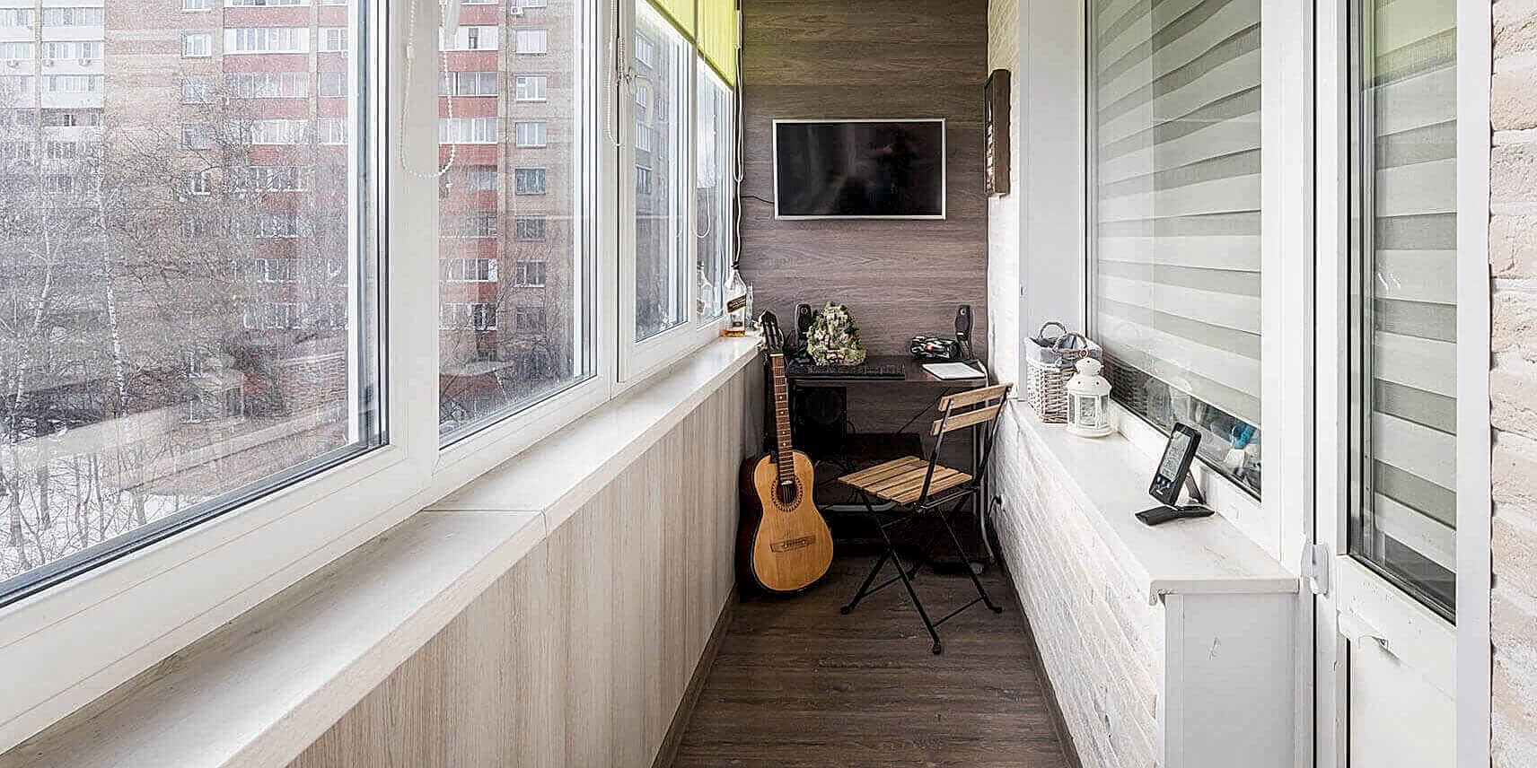 Замена холодного остекления балкона на тёплое