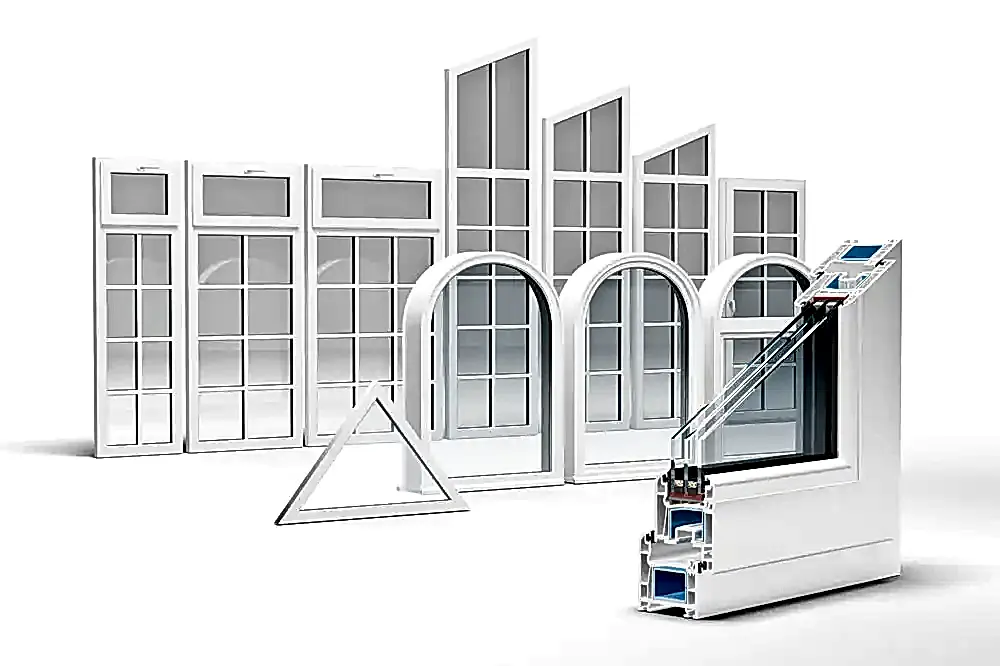 Фигурные ПВХ-системы: особенности изготовления, недостатки и достоинства