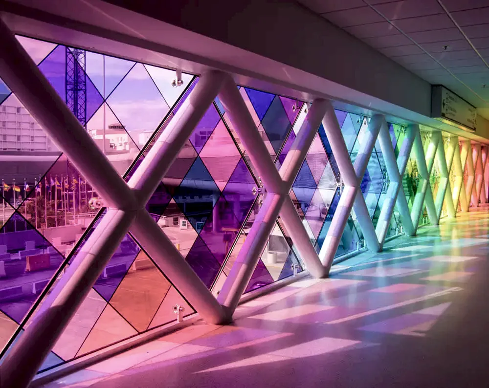 Декорирование окон светофильтрами